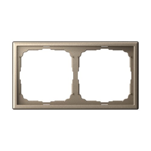 Рамка универсальная Systeme Electric ArtGallery 2-м. шампань картинка